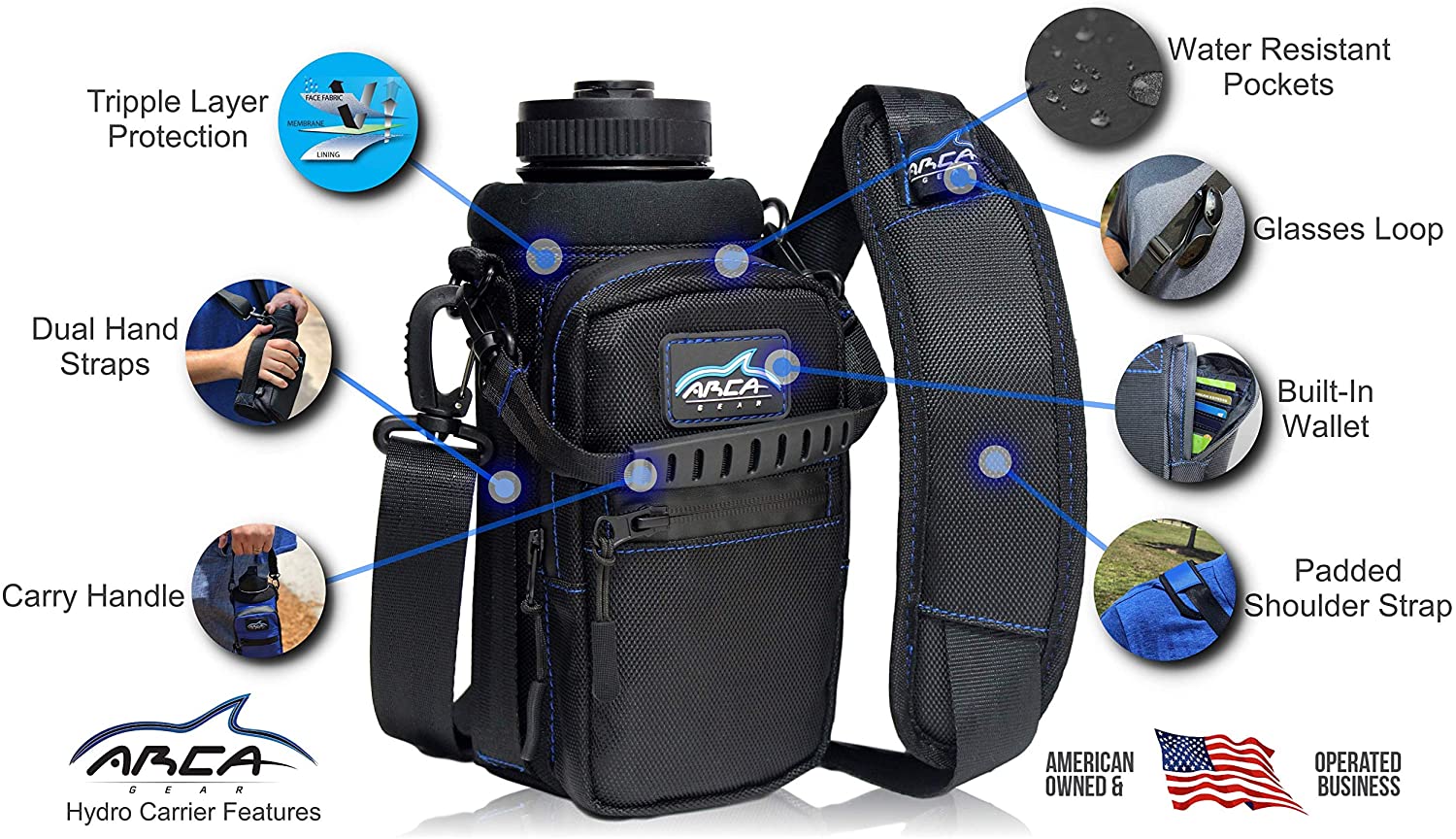 Hydro Carrier & Stainless Steel Hydro Vessel Water Bottle Combo Pack - Various Sizes - Image 10