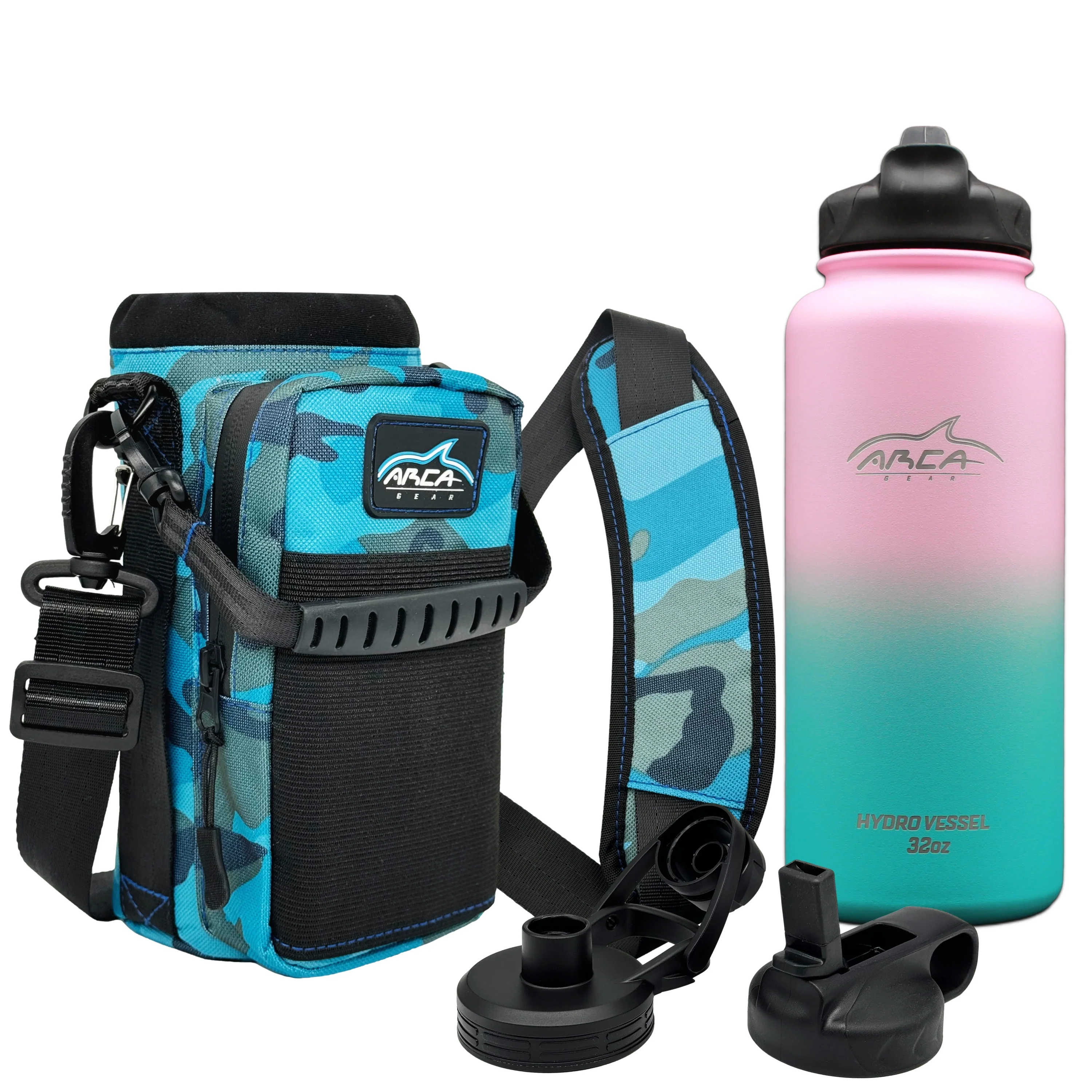 Hydro Carrier & Stainless Steel Hydro Vessel Water Bottle Combo Pack - Various Sizes - Image 100