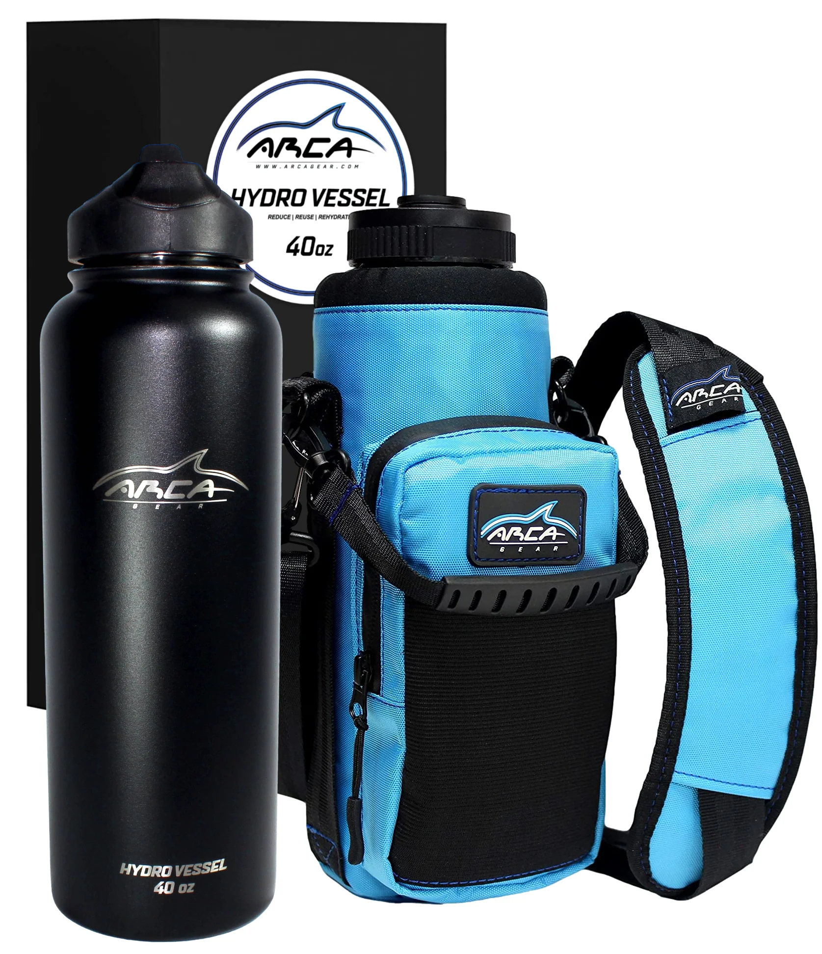 Hydro Carrier & Stainless Steel Hydro Vessel Water Bottle Combo Pack - Various Sizes - Image 15