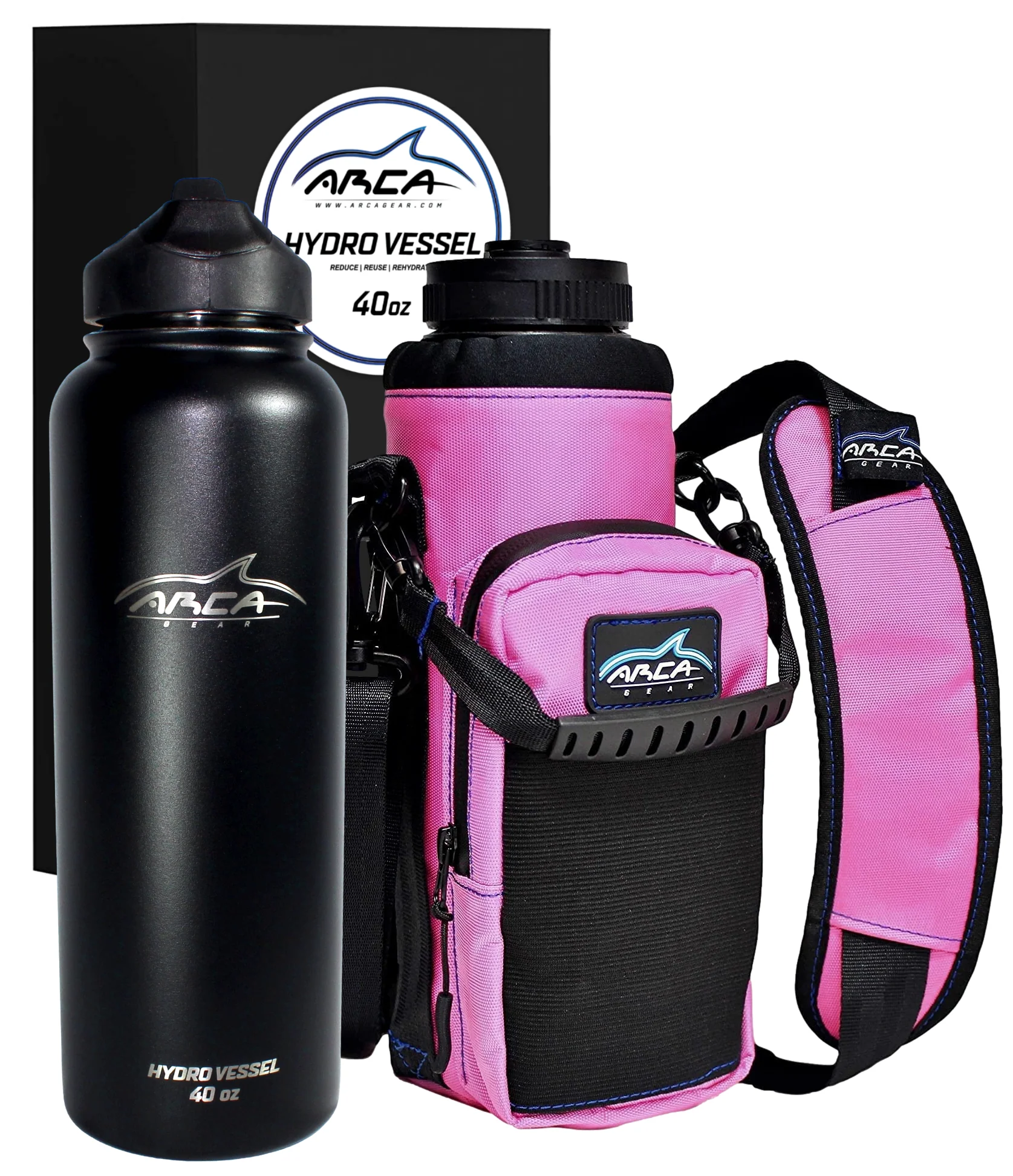 Hydro Carrier & Stainless Steel Hydro Vessel Water Bottle Combo Pack - Various Sizes - Image 16