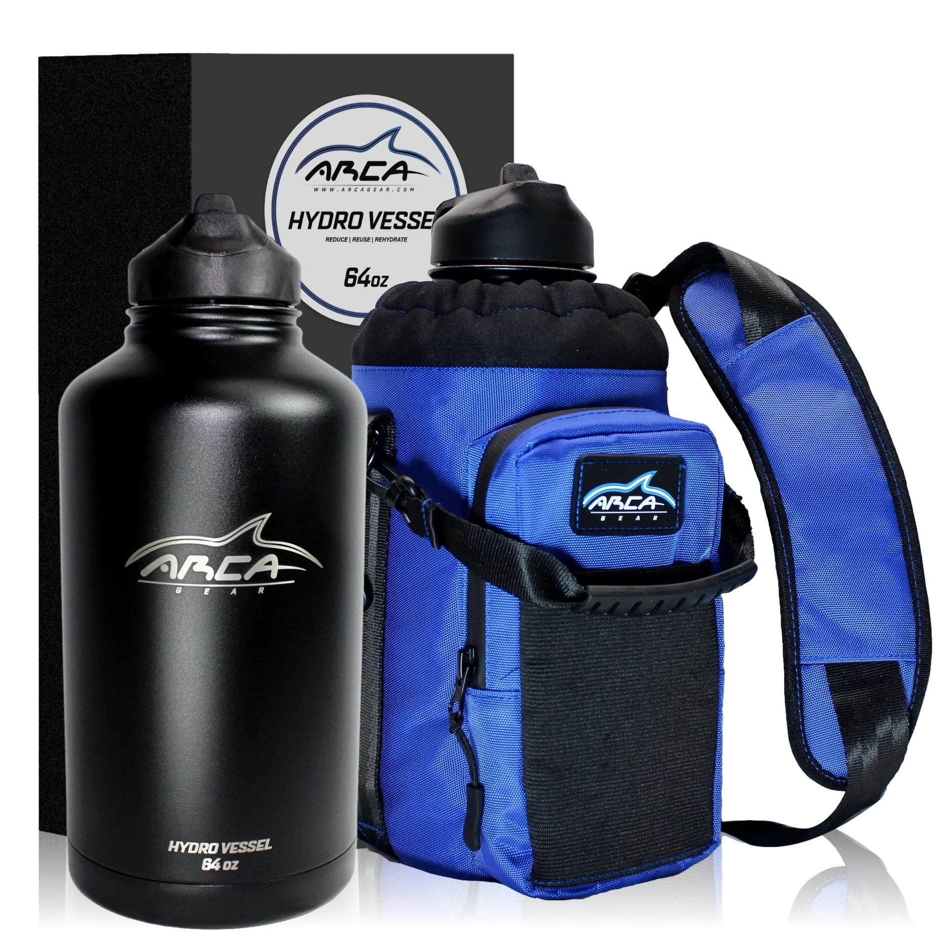 Hydro Carrier & Stainless Steel Hydro Vessel Water Bottle Combo Pack - Various Sizes - Image 19