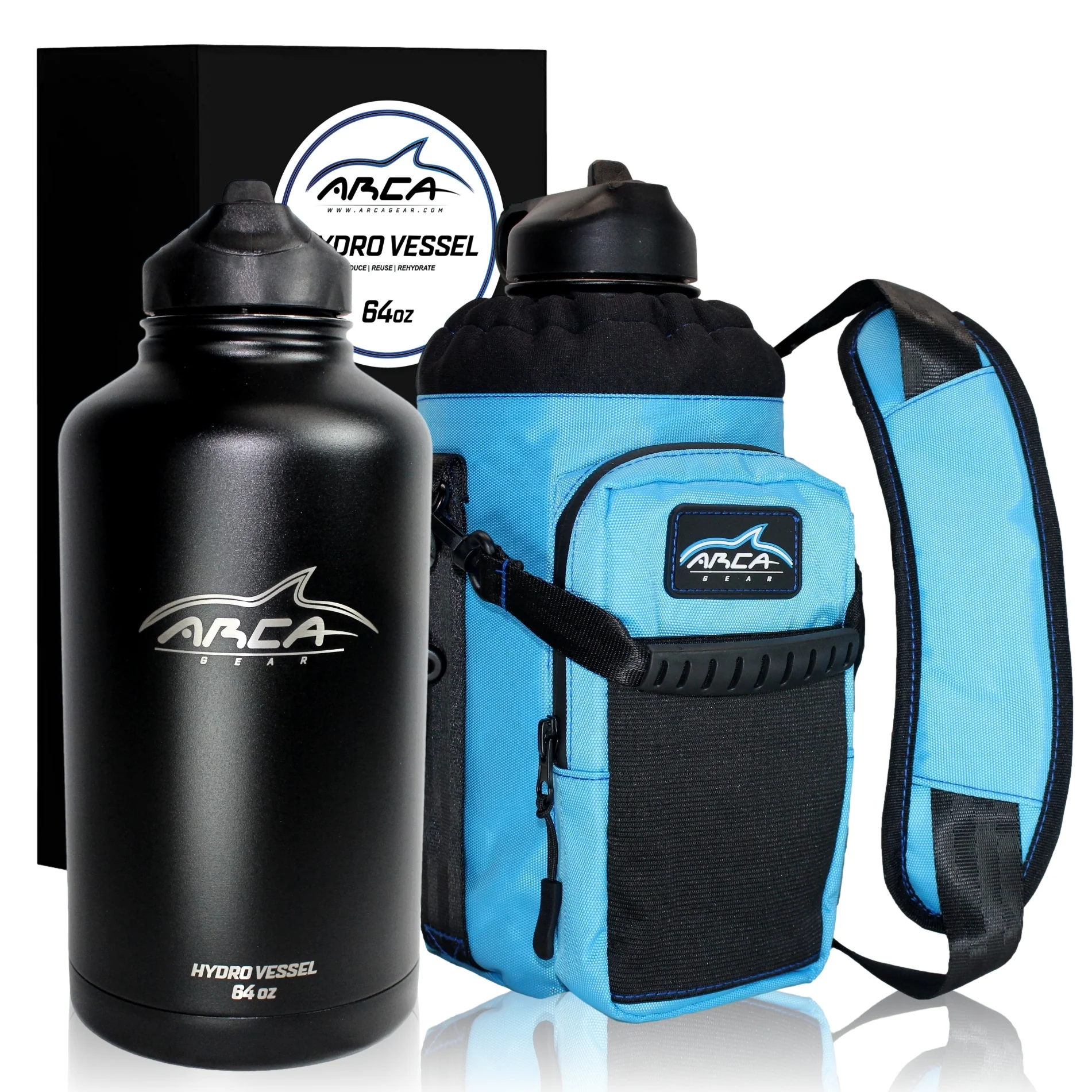 Hydro Carrier & Stainless Steel Hydro Vessel Water Bottle Combo Pack - Various Sizes - Image 20