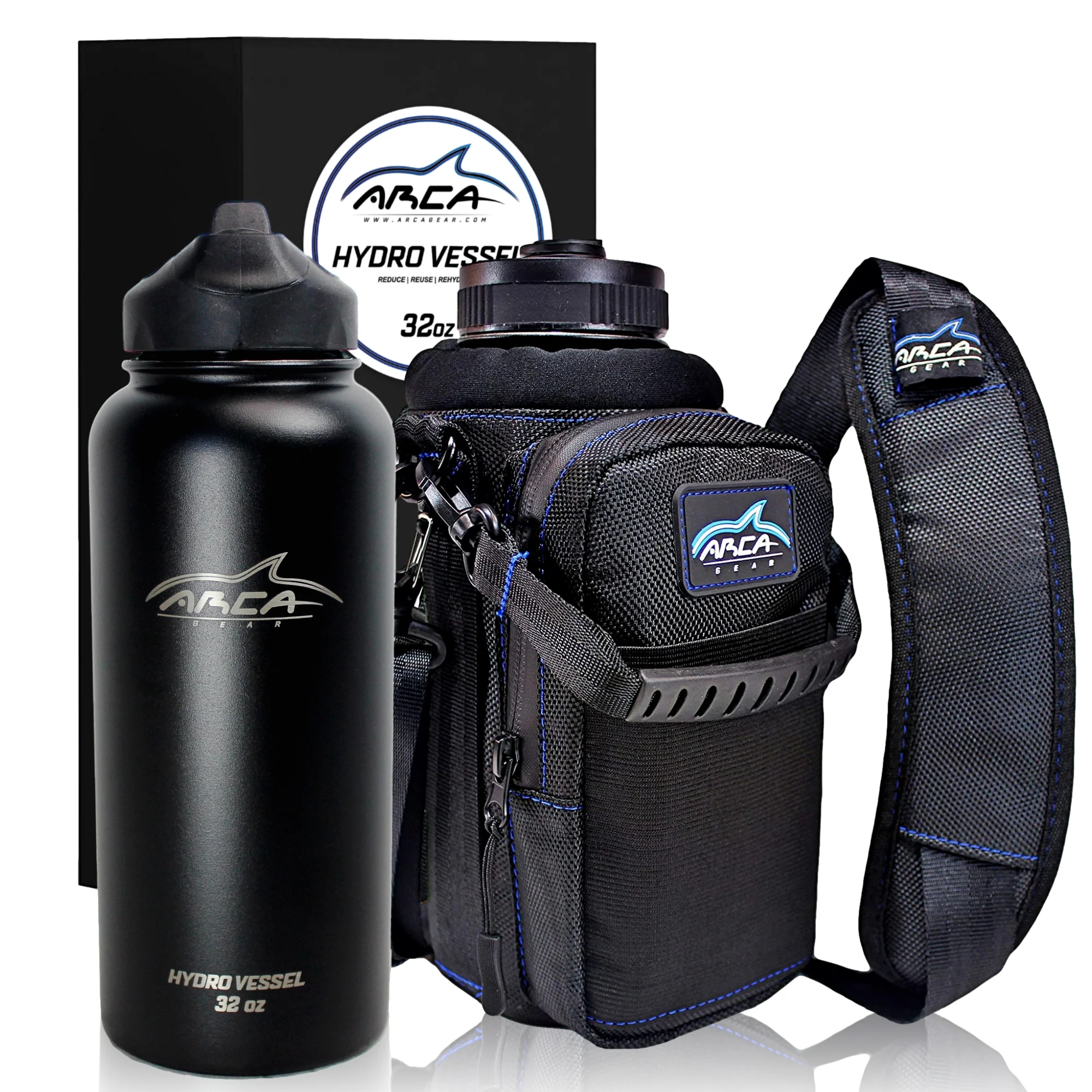 Hydro Carrier & Stainless Steel Hydro Vessel Water Bottle Combo Pack - Various Sizes - Image 4