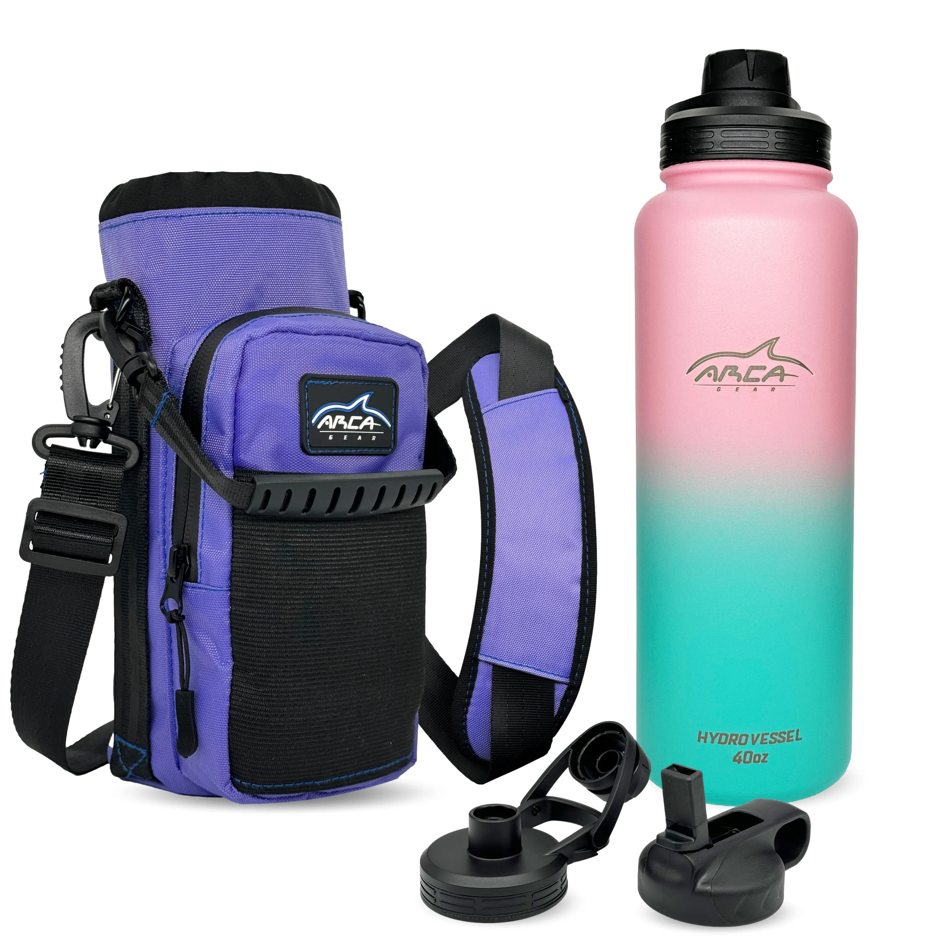 Hydro Carrier & Stainless Steel Hydro Vessel Water Bottle Combo Pack - Various Sizes - Image 42