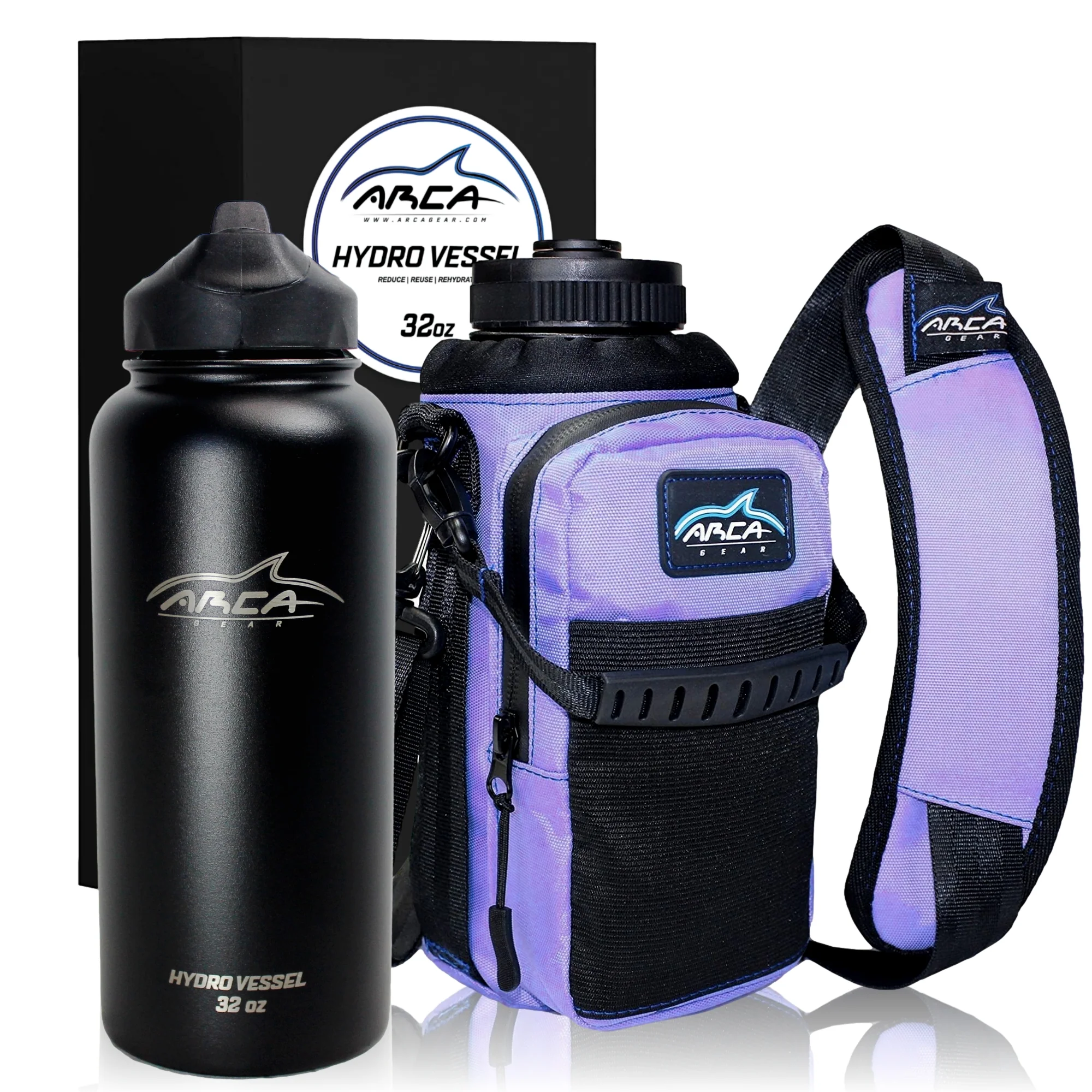 Hydro Carrier & Stainless Steel Hydro Vessel Water Bottle Combo Pack - Various Sizes - Image 6