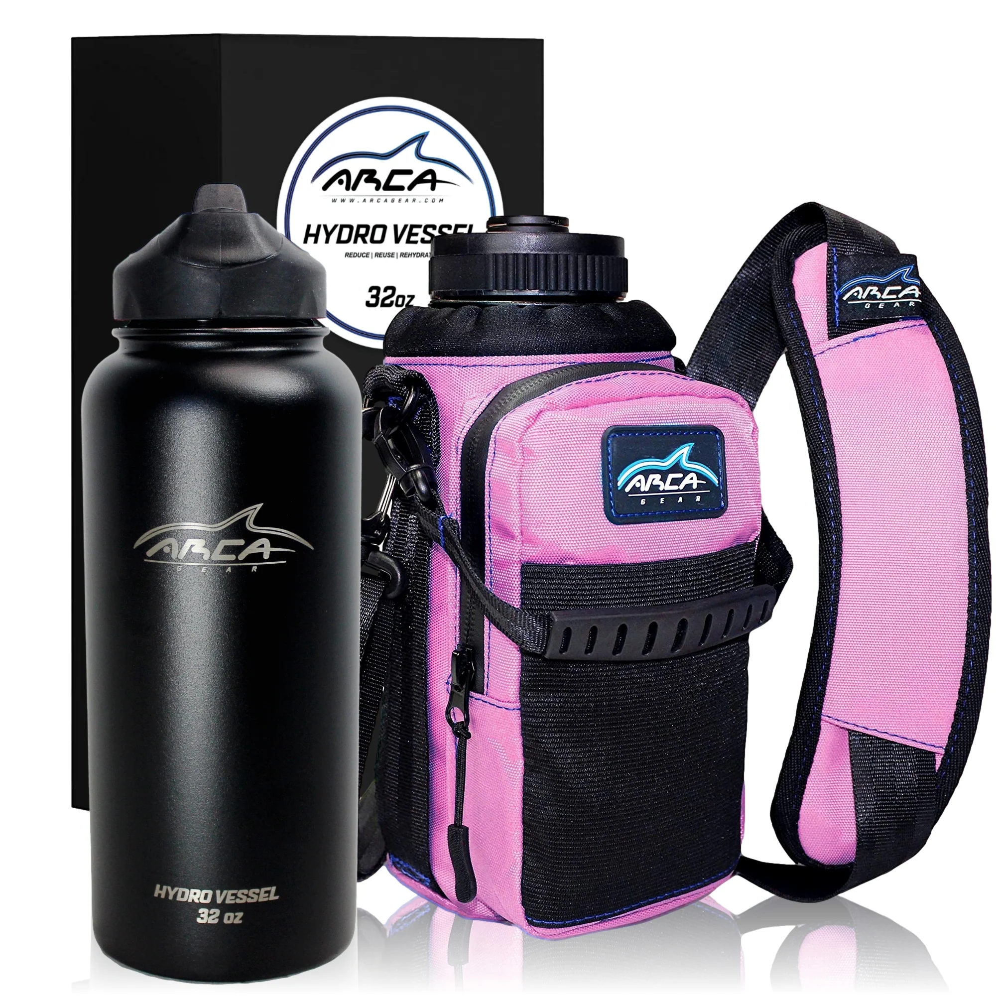 Hydro Carrier & Stainless Steel Hydro Vessel Water Bottle Combo Pack - Various Sizes - Image 7