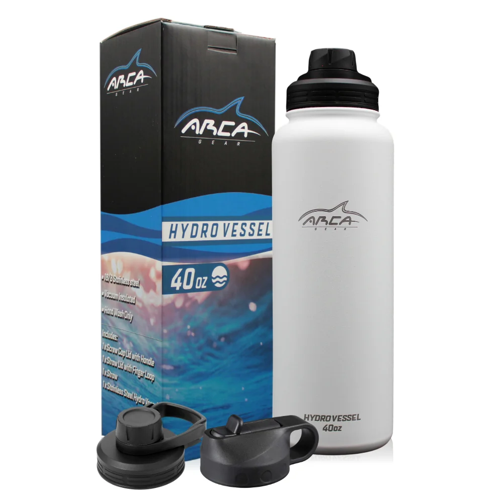 Hydro Vessel - Vacuum Sealed Double Insulated Stainless Steel Water Bottle with Straw Lid - Image 20