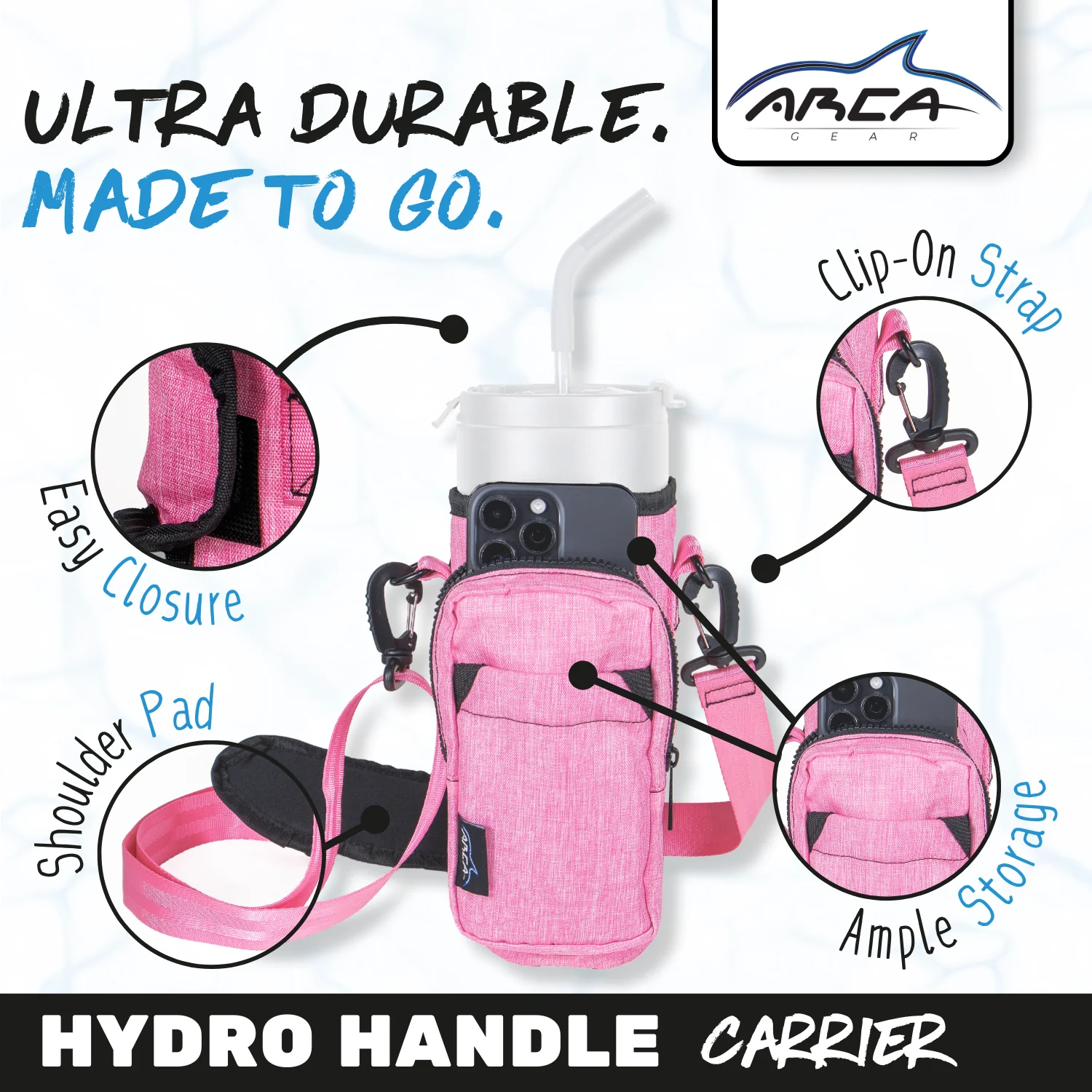 Arca Gear Hydro Carrier + RFID Protection - Fits Regular Bottles - Image 10