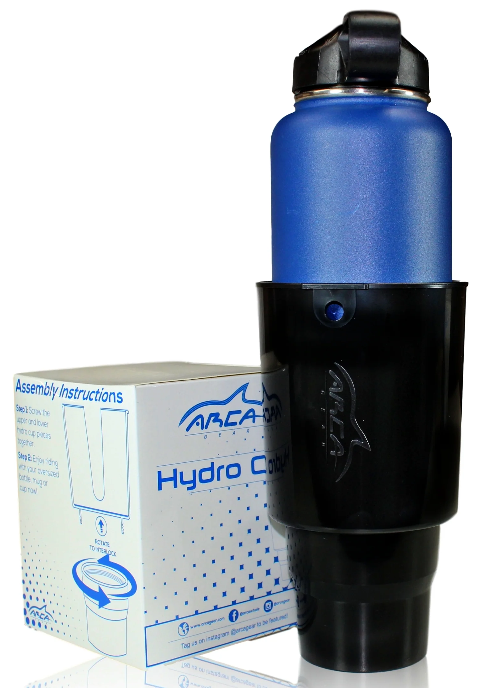 Arca Gear Hydro Cup - Car Cup Holder Adapter for Large Water Bottles - Image 3